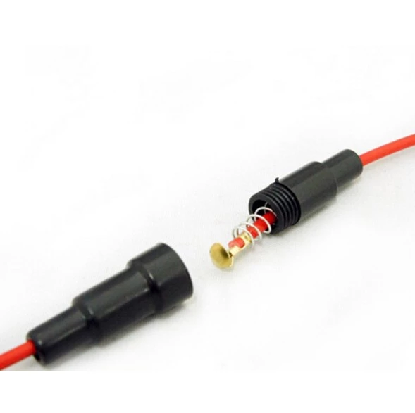 PORTE-FUSIBLE avec cable  5x20mm, 6x30mm