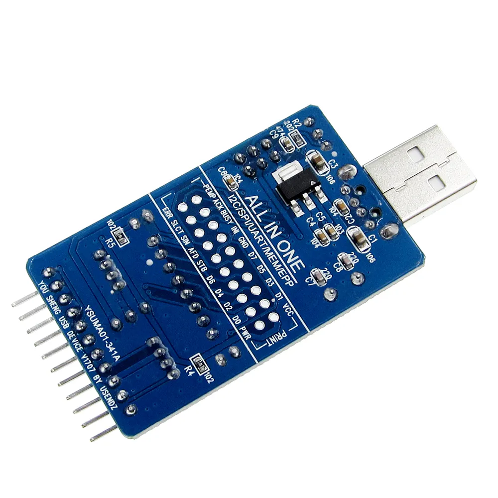 CONVERTISSEUR CH341A USB vers SPI I2C IIC UART TTL ISP débogageRS232 RS485