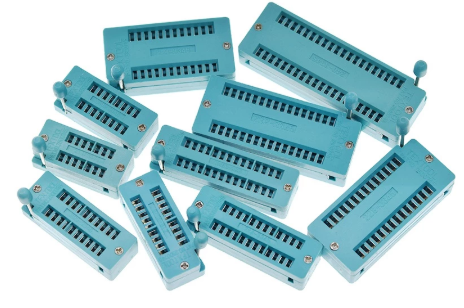 support Socket  Prise verte universelle de programmation  14 16 18 20 24 28 32 40 P Pin