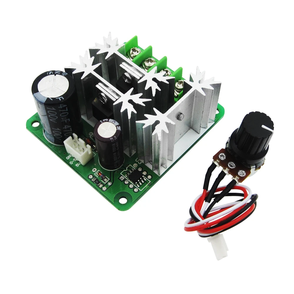RÉGULATEUR VITESSE MOTEUR DC 6V-90V, 15A