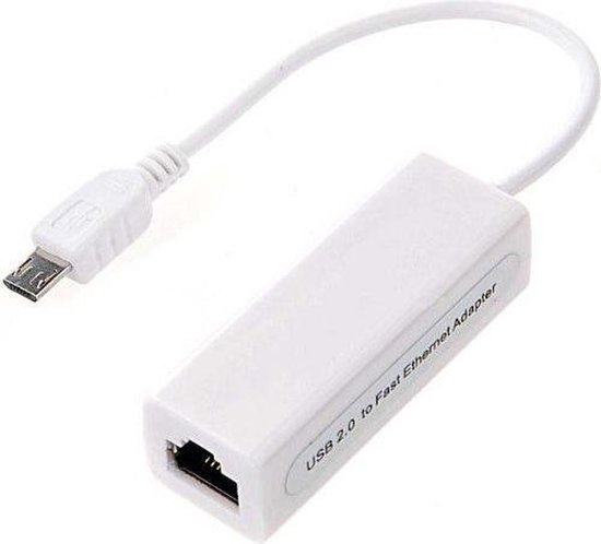 convertisseur de Micro USB vers RJ45 Ethernet/TCP/IP
