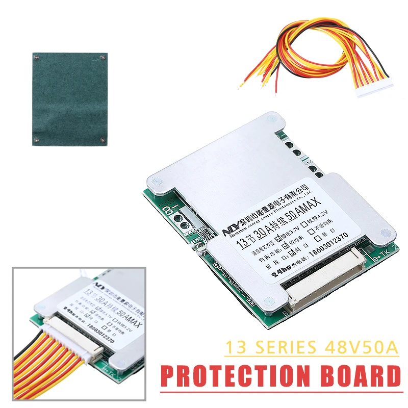 BMS 13S chargeur batterie bms 13s 48v 50A