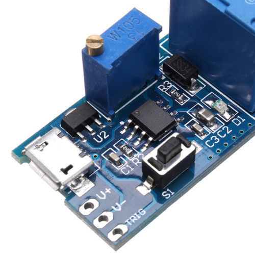 Relais temporisateur 5V-30V NE555 Micro USB (Minuterie )