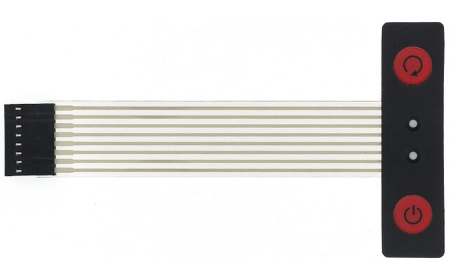 Clavier matriciel 1*2 touches