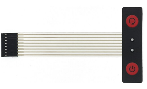 Clavier matriciel 1*2 touches