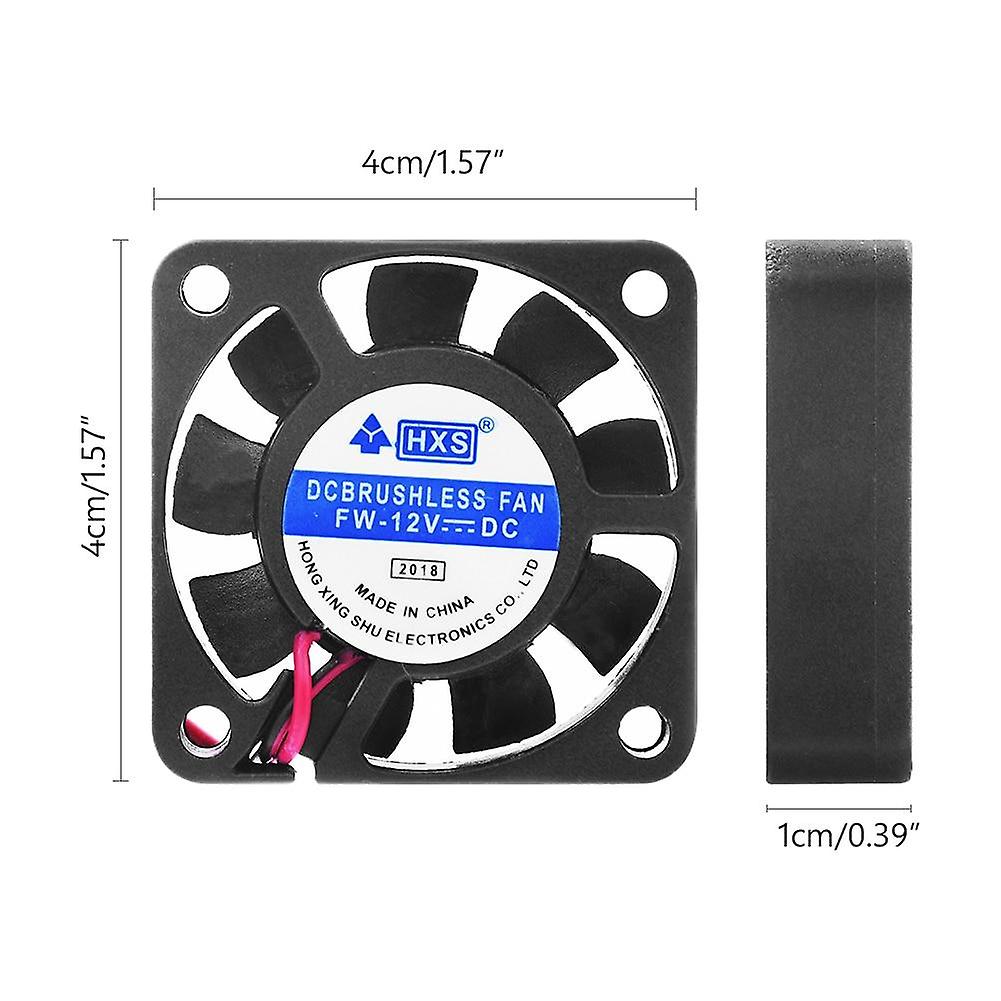 VENTILATEUR DE REFROIDISSEMENT H DC12V TAILLE: 40X40X10MM