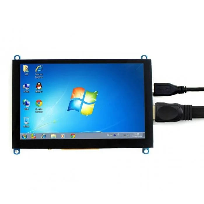 Ecran LCD 5 pouces tactile HDMI pour Raspberry Pi V2