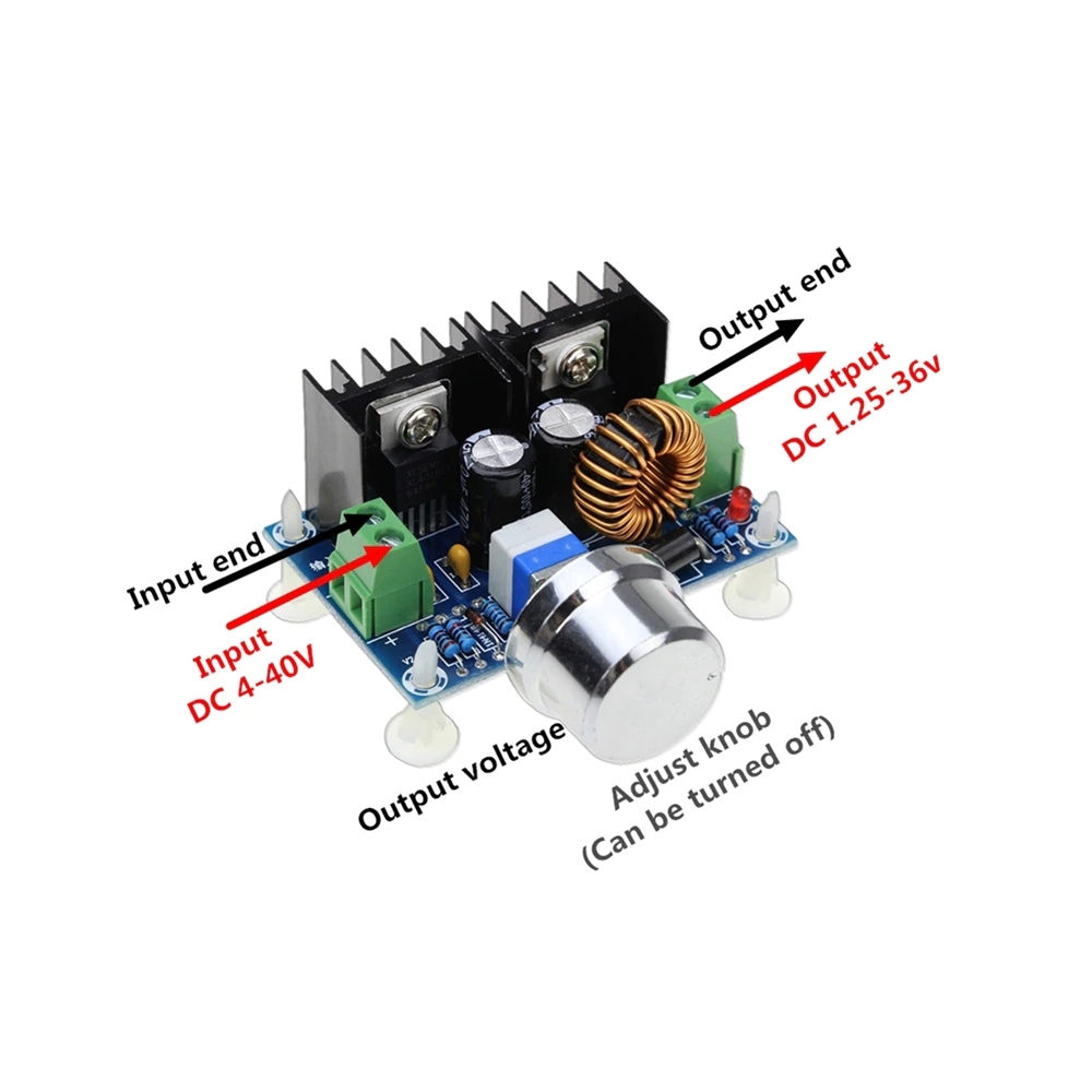 Module d'alimentation réglable  abaisseur HX-M401  8A 200 W