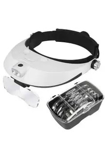 MG81001-G - Loupe de casque avec 5 lentilles.