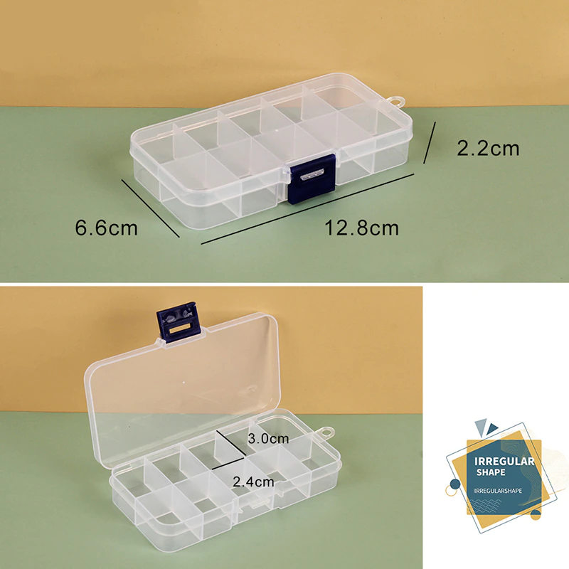 Boitier de rangement des composants  12.8 cm * 6.6 cm
