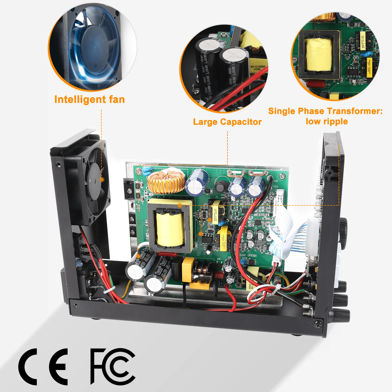 ALIMENTATION LABO ROGRAMMABLE SPPS305D (30V ~ 5A) Écran couleur