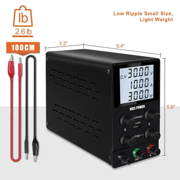 ALIMENTATION LABO ROGRAMMABLE SPS3010D (30V ~ 10A)