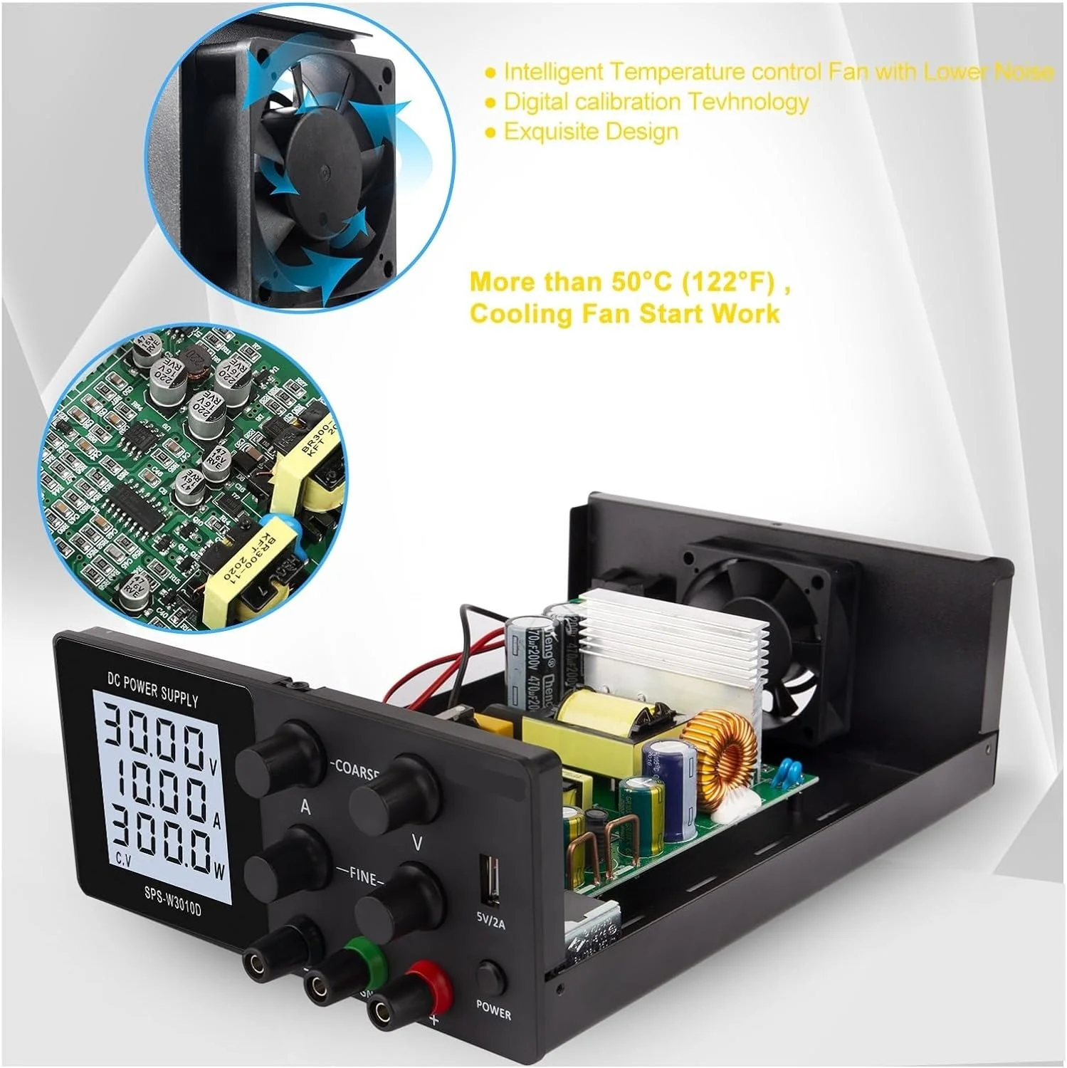 ALIMENTATION LABO ROGRAMMABLE SPS-W3010D (30V ~ 10A)