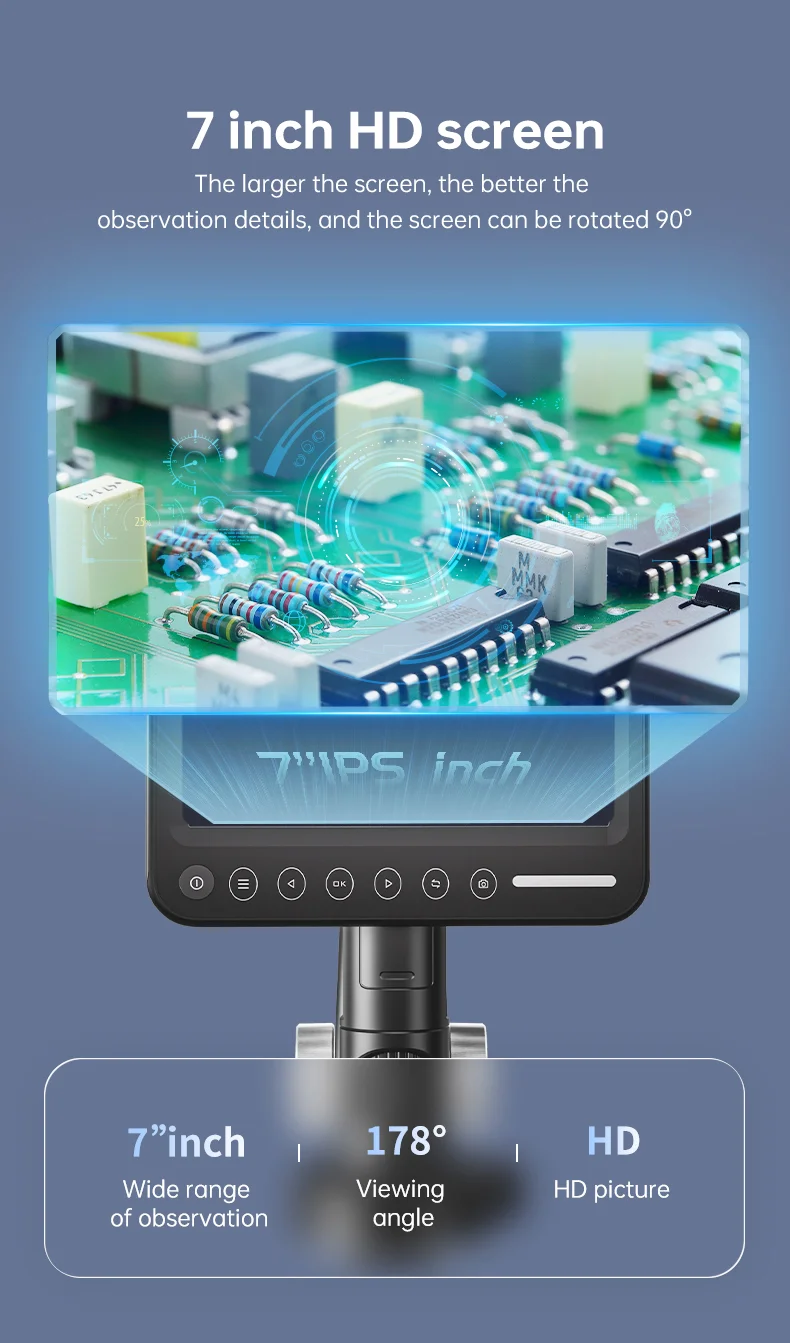 MICROSCOPE DIGITAL 7 INCH IPS DISPLAY