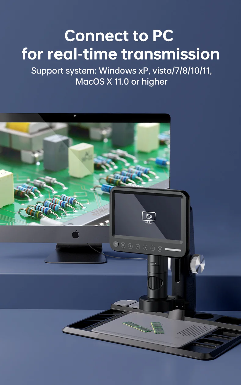 MICROSCOPE DIGITAL 7 INCH IPS DISPLAY