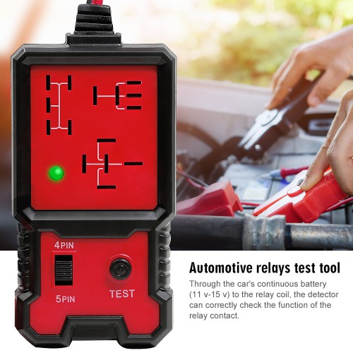 Testeur de relais automobile électronique 12V, outil de Diagnostic automatique de batterie de voiture
