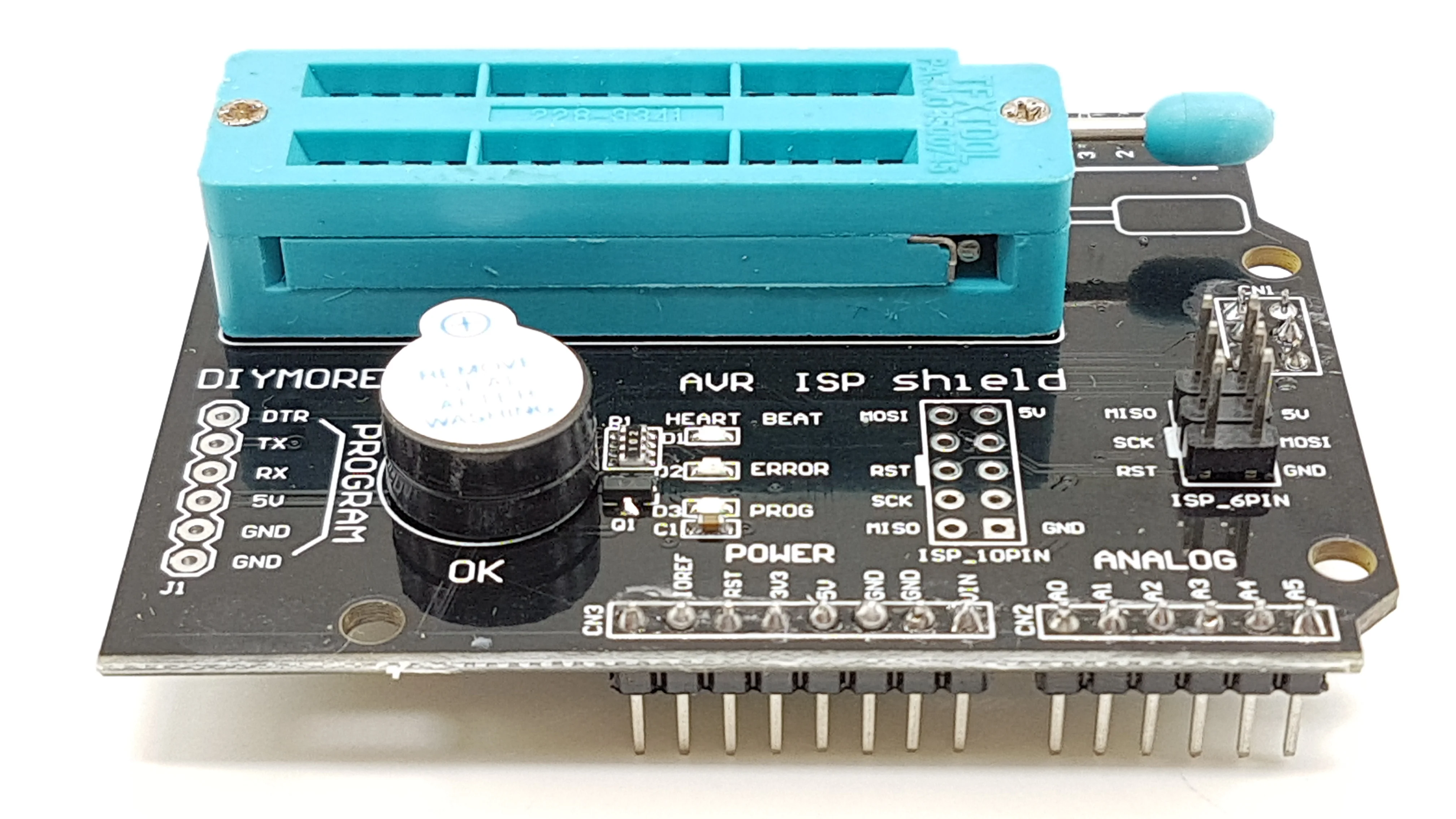 PROGRAMMATEUR ISP AVR SHIELD POUR ARDUINO