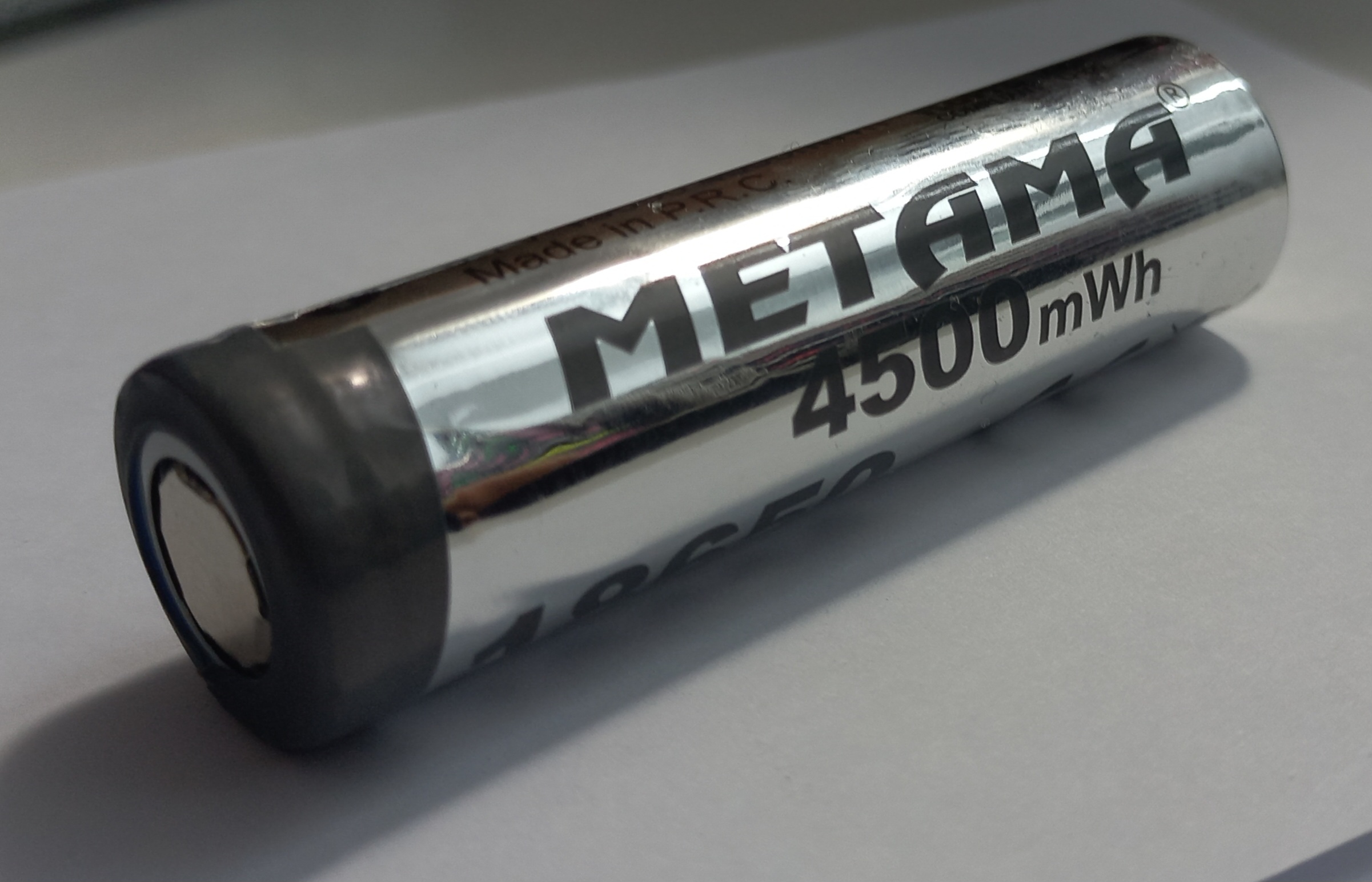 Pile au lithium rechargeable 18650 3.7V  Metama 4500mAH