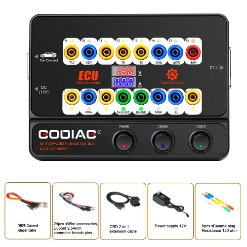 Godiag GT100+, détecteur avancé de protocoles OBD et CAN pour tests de calculateur et diagnostics automobiles