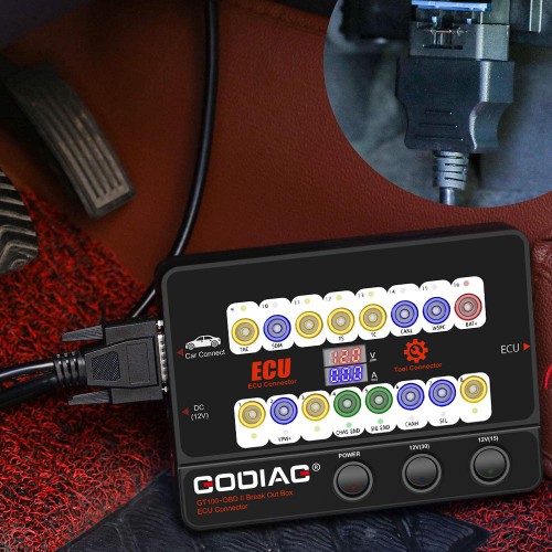 Godiag GT100+, détecteur avancé de protocoles OBD et CAN pour tests de calculateur et diagnostics automobiles