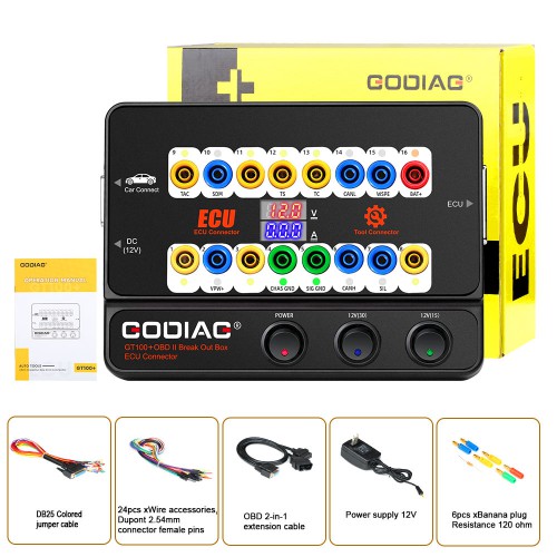 Godiag GT100+, détecteur avancé de protocoles OBD et CAN pour tests de calculateur et diagnostics automobiles