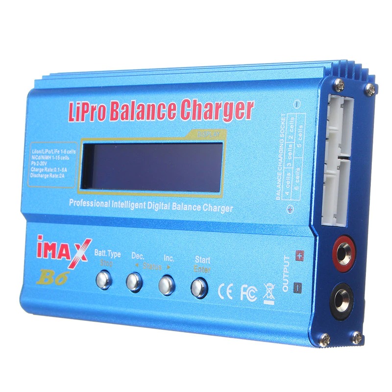 IMAX B6 – Chargeur Déchargeur d'Équilibre de Batterie Lipo + Adaptateur 12V 5A