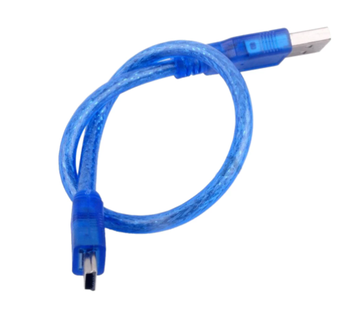 Cable MINI USB pour Arduino nano 30cm bidirectionnelle