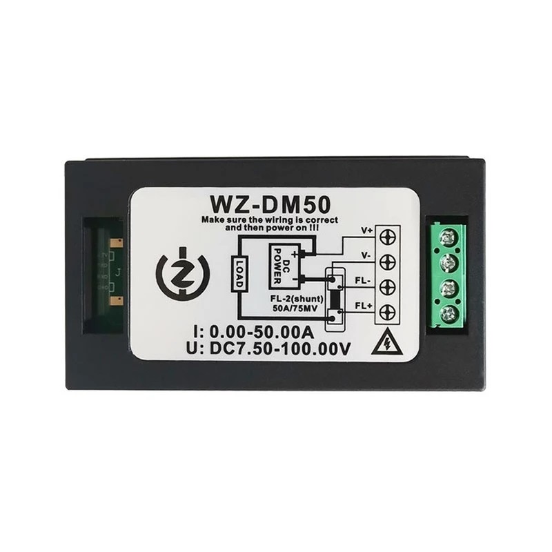 WZ-DM20 /50 /100 Voltmètre, ampèremètre, 100V , 20 A 50 A 100 A, compteur d'énergie électrique