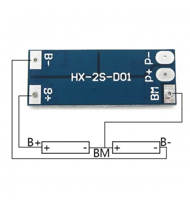 chargeur batterie bms 2s 8A     7.4v 8.4v  li-ion