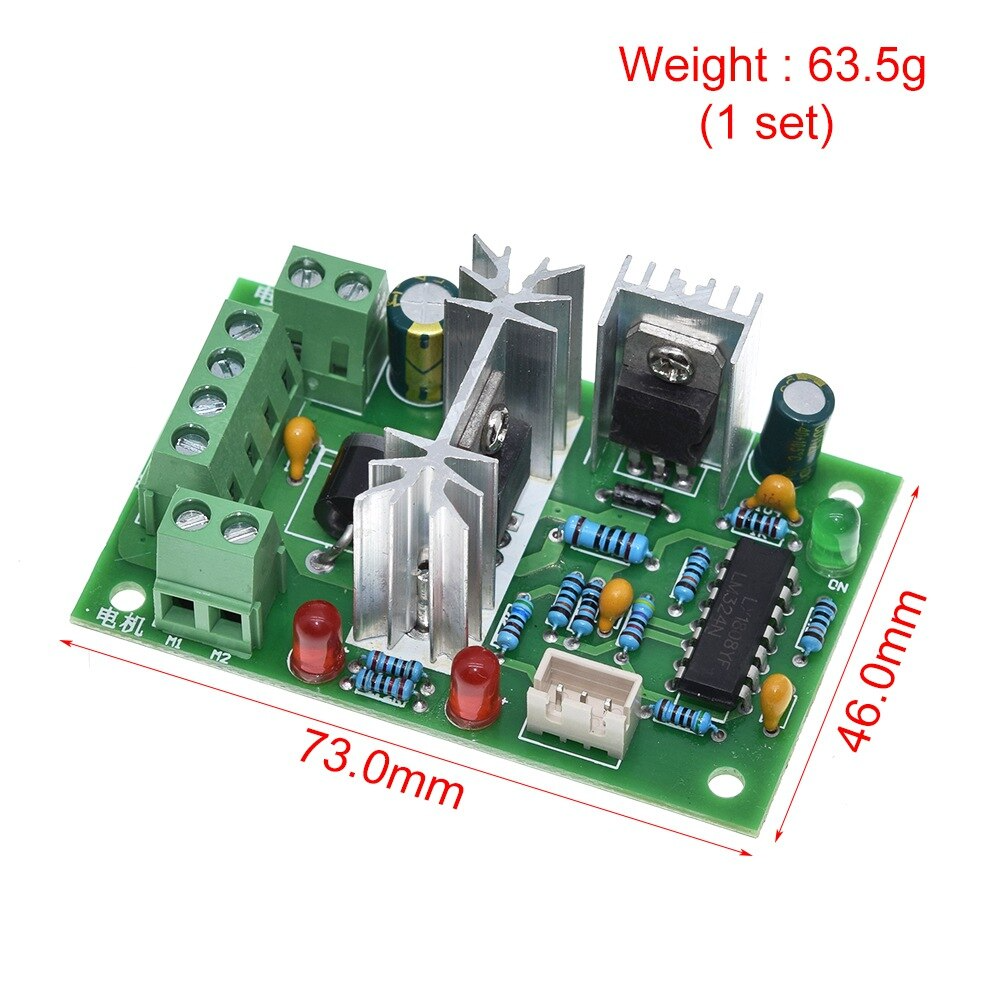 RÉGULATEUR VITESSE MOTEUR DC PWM 5-30V DC 6A/150W avec Fonction de Commutation
