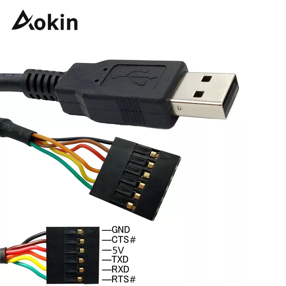 CABLE convertisseur USB vers TTL basé sur  FT232RL FTDI