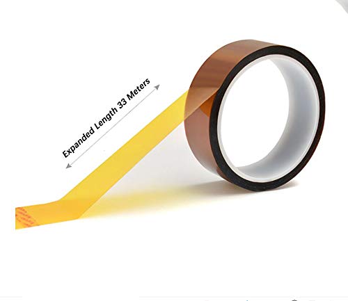 Ruban Kapton résistant à la chaleur pour soudage électronique, outil de réparation L 33M / D 5mm 10mm 20mm 30mm 50mm