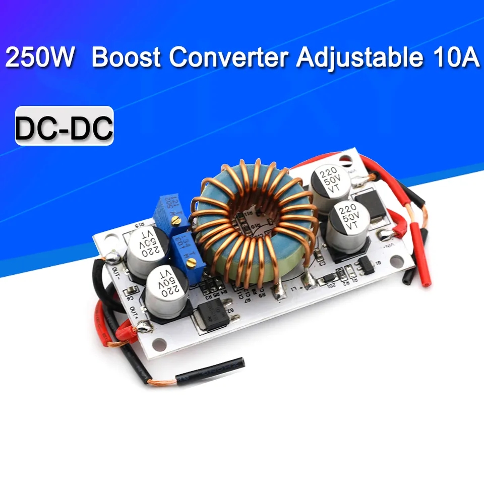 Convertisseur élévateur boost 250W DC-DC 10A Max
