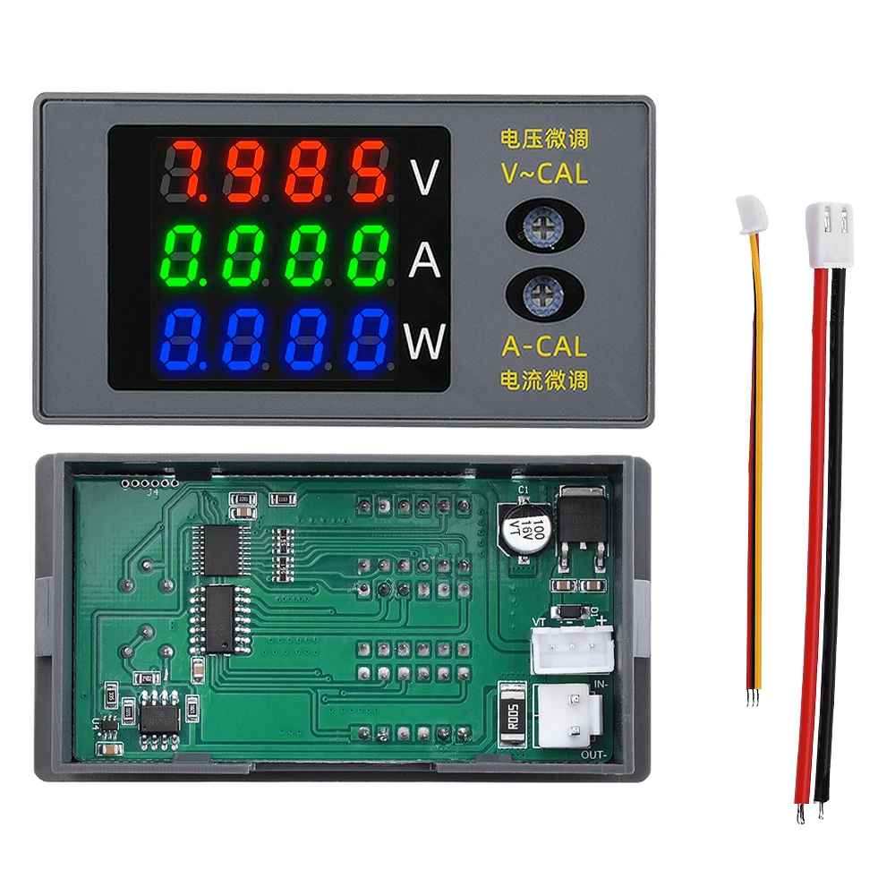 wattmétre voltmétre dc 0-100v 10a