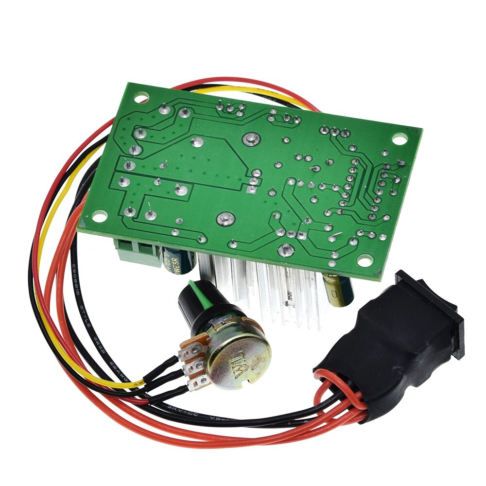 RÉGULATEUR VITESSE MOTEUR DC PWM 5-30V DC 6A/150W avec Fonction de Commutation
