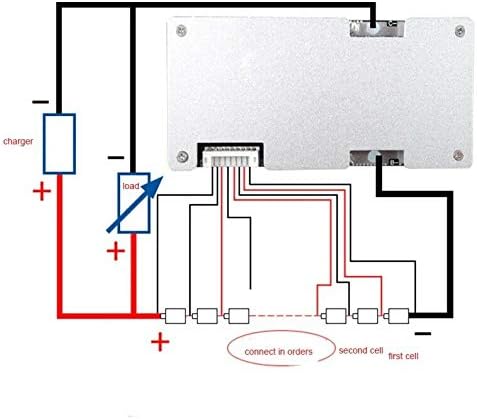 CARTE DE PROTECTION DE LA BATTERIE Lithium BMS 7S 60A