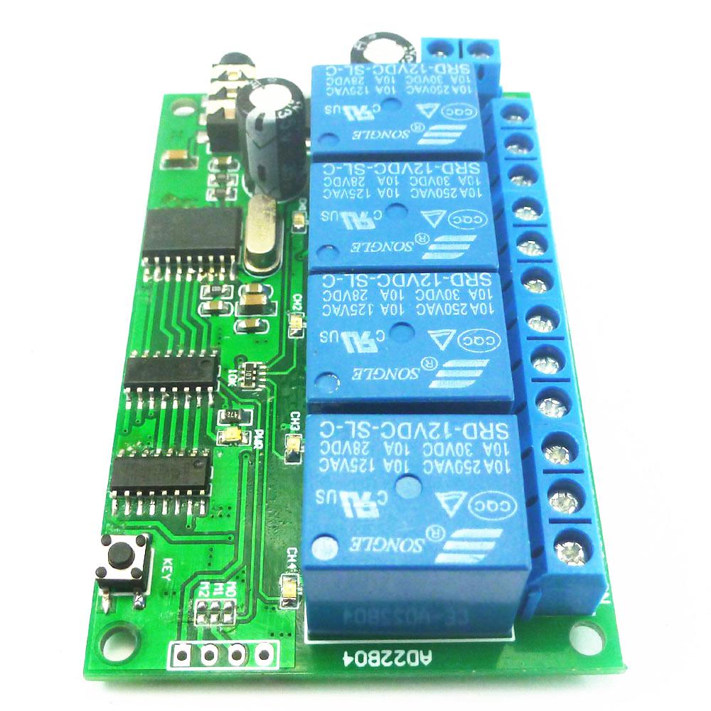Module décodeur de voix MT8870 dtmf l AD22B04 + Relais 4 canaux