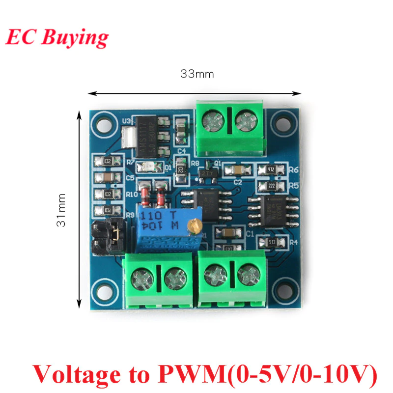 Module Convertisseur De Tension TO Fréquence 0-10v to 0-1khz