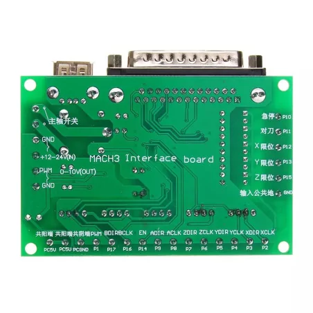 carte d'interface 5 axes mach3