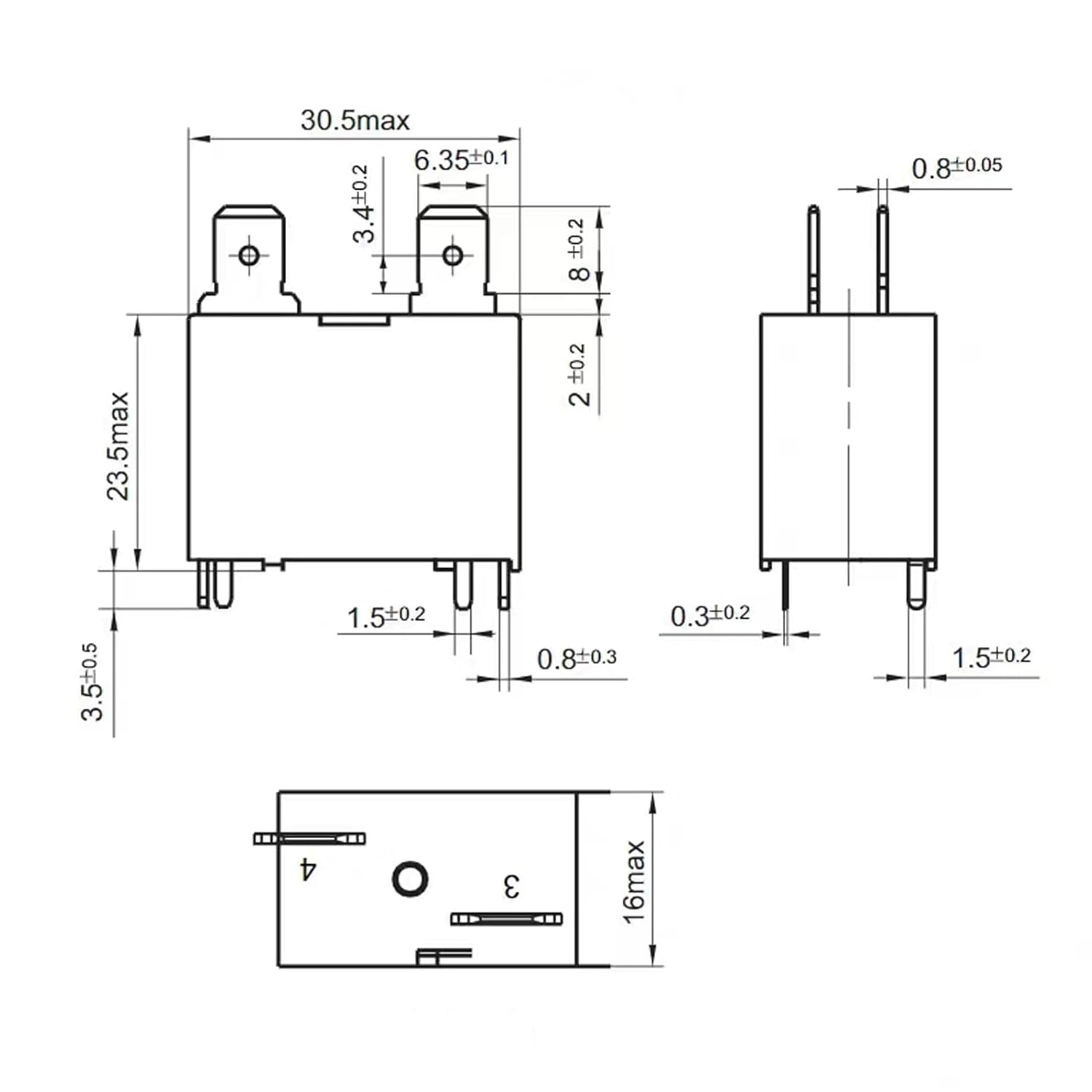 Relais Climatiseur JQX-102F