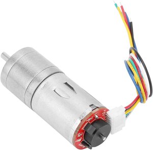 MOTEUR DCReducer Gear 25GA-370 12V 200RPM AVEC ENCODEUR