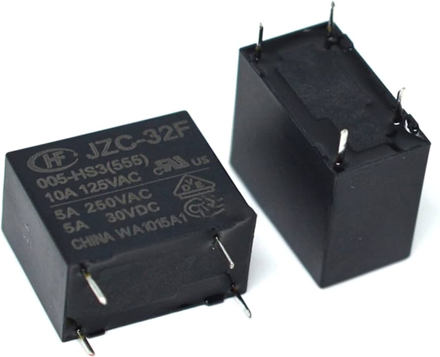 Relais de puissance JZC-32F HF32F 5V 9V 12V 24V  10A