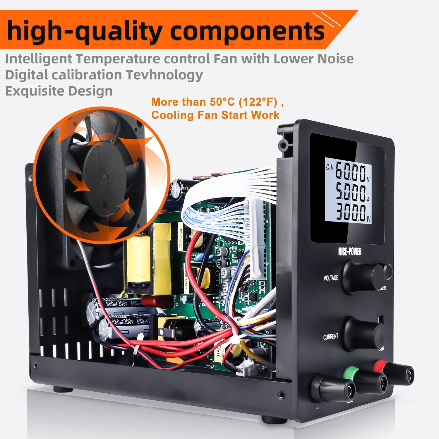 ALIMENTATION LABO ROGRAMMABLE SPS605D (60V ~ 5A)