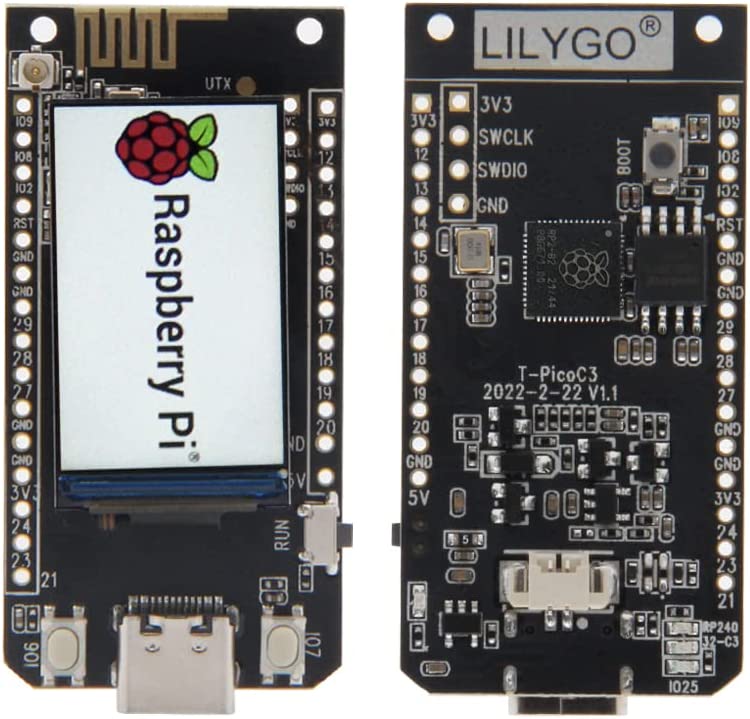 LILYGO T-PicoC3 ESP32-C3 Chip Raspberry Pi RP2040
