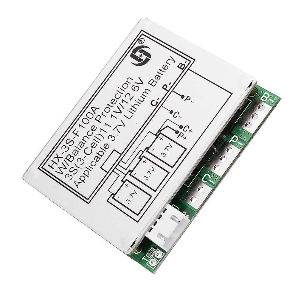 BMS 3S 100A  11.1V 12.6V Li-ion Lithium ion 3 cellules 18650 Protection de la batterie