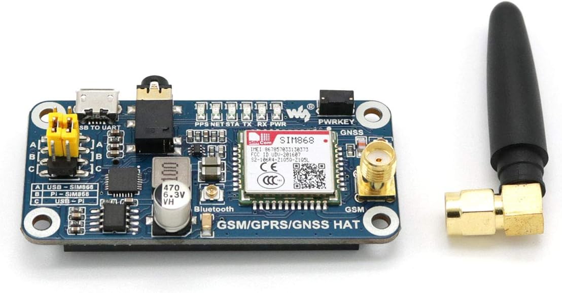 Module Raspberry Pi SIM868GSM/GPRS/GNSS Bluetooth