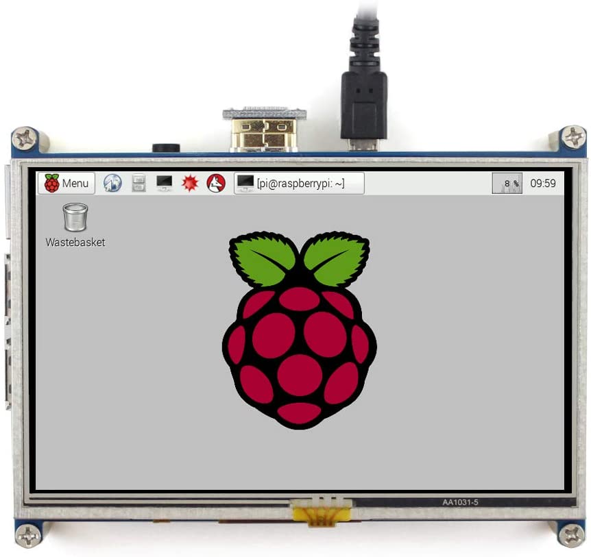 Ecran LCD 5 pouces tactile HDMI pour Raspberry Pi V1