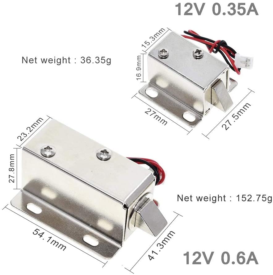 serrure électromagnétique  dc12v  0.6a arduino