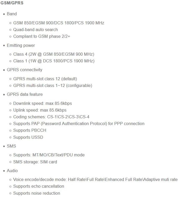 Module Raspberry Pi SIM868GSM/GPRS/GNSS Bluetooth