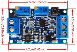 MODULE CONVERSION DE SIGNAL COURANT  TENSION 4-20mA to 0-10V